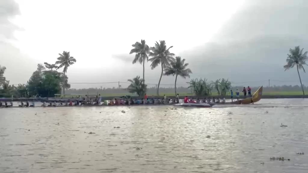 Alleppey Shikara boat cruising through peaceful narrow canals