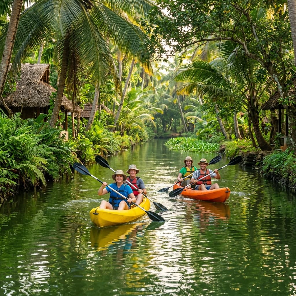 Alleppey Kayaking Launch Jetty and Canals